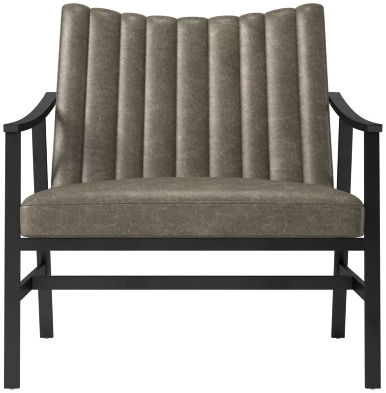 Blair Leather Chair Bello Grey - image 0 of 3