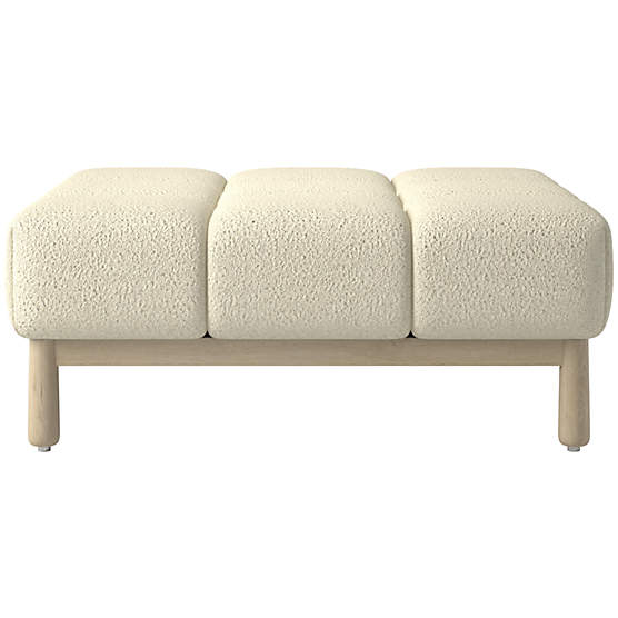 Sevigne Ottoman Bloce Cream