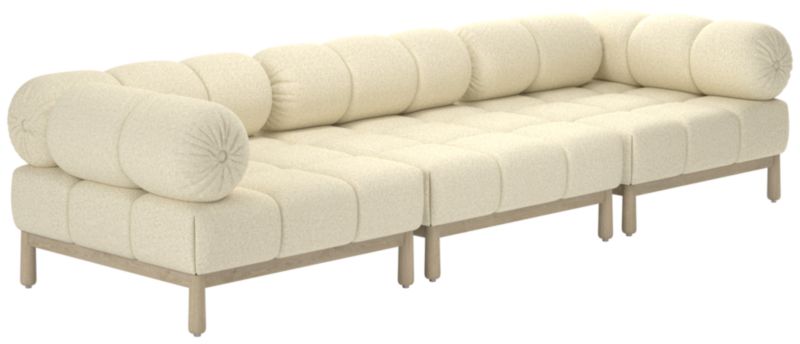 Sevigne 3-Piece Modular Sectional Sofa Bloce Cream - image 0 of 13