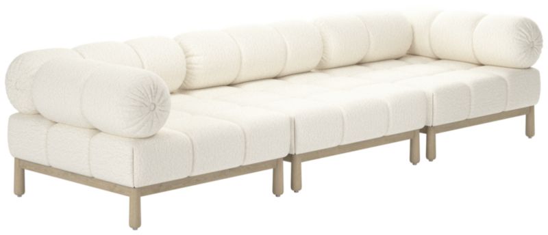 Viewing product image Sevigne 3-Piece Modular Sectional Sofa Wooly Sand - image 1 of 13