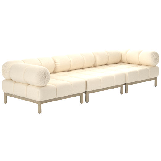 Sevigne 3-Piece Modular Sectional Sofa Kanvas Sand