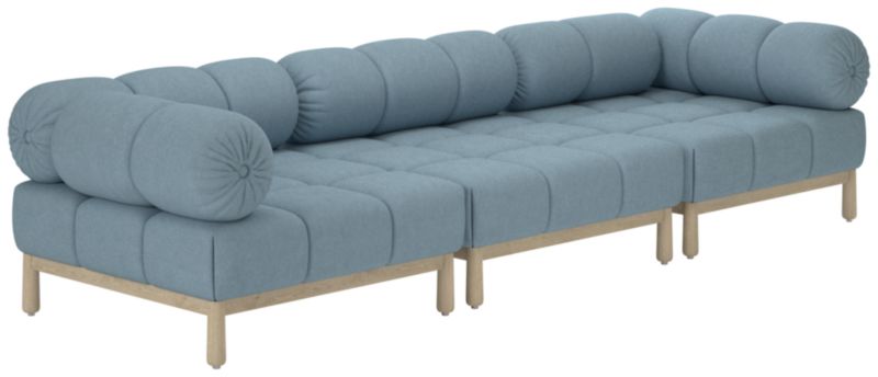 Sevigne 3-Piece Modular Sectional Sofa Lisbon Wedgewood - image 0 of 13