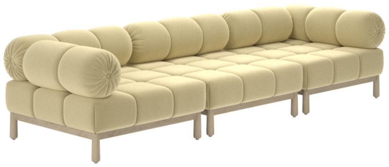 Viewing product image Sevigne 3-Piece Modular Sectional Sofa Luca Camel - image 1 of 13