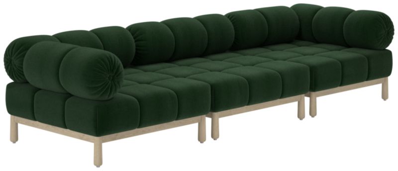 Sevigne 3-Piece Modular Sectional Sofa Luca Juniper - image 0 of 13