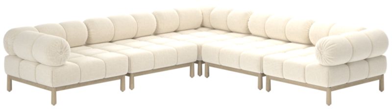 Sevigne 5-Piece Modular L-Shaped Sectional Sofa Nomad Snow - image 0 of 10