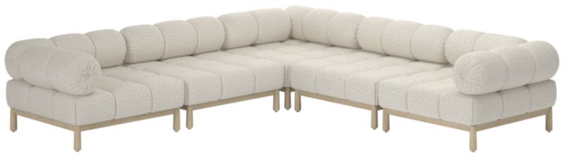 Sevigne 5-Piece Modular L-Shaped Sectional Sofa Bloce Grey - image 0 of 10