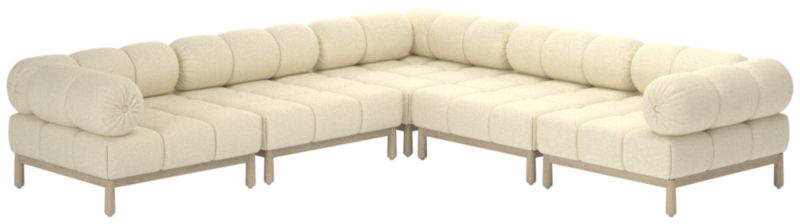 Sevigne 5-Piece Modular L-Shaped Sectional Sofa Bloce Cream - image 0 of 10