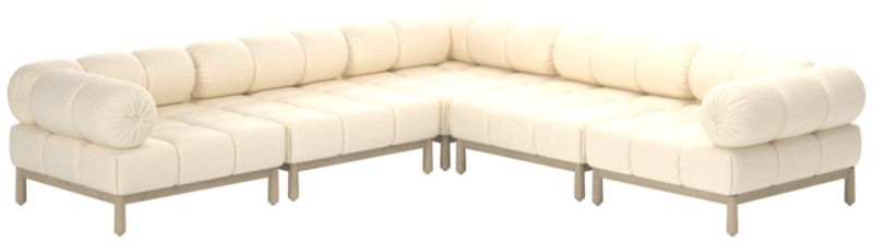 Sevigne 5-Piece Modular L-Shaped Sectional Sofa Kanvas Sand - image 0 of 10