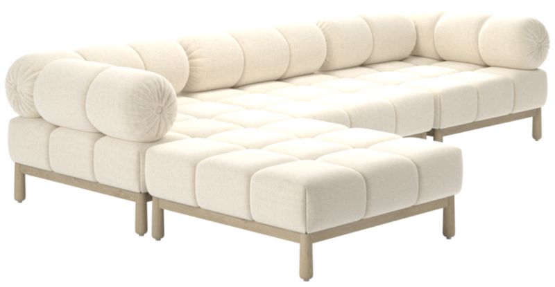 Sevigne 4-Piece Modular L-Shaped Sectional Sofa Nomad Snow - image 0 of 14