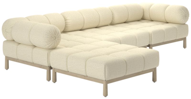 Sevigne 4-Piece Modular L-Shaped Sectional Sofa Bloce Cream - image 0 of 14