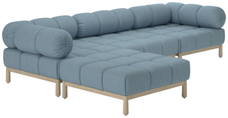 Sevigne 4-Piece Modular L-Shaped Sectional Sofa Lisbon Wedgewood - image 0 of 14