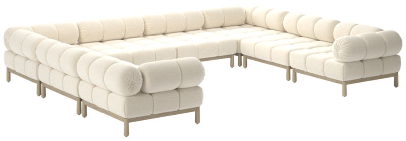 Sevigne 8-Piece Modular U-Shaped Sectional Sofa Nomad Snow - image 0 of 9