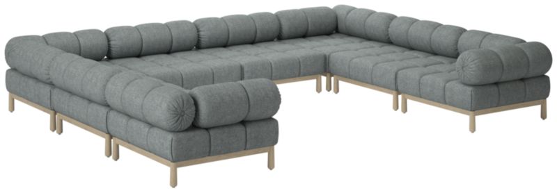 Sevigne 8-Piece Modular U-Shaped Sectional Sofa Nomad Charcoal - image 0 of 9