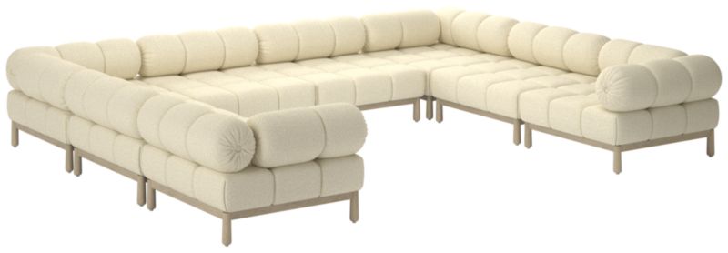 Sevigne 8-Piece Modular U-Shaped Sectional Sofa Bloce Cream - image 0 of 9