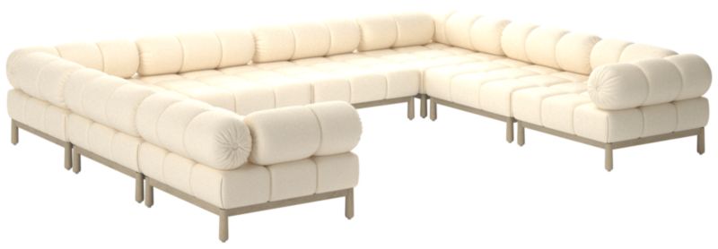 Sevigne 8-Piece Modular U-Shaped Sectional Sofa Kanvas Sand - image 0 of 9