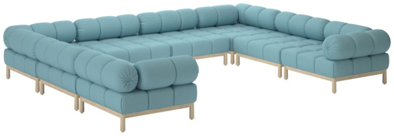 Sevigne 8-Piece Modular U-Shaped Sectional Sofa Logan Iceberg - image 0 of 8