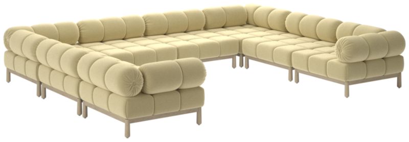 Sevigne 8-Piece Modular U-Shaped Sectional Sofa Luca Camel - image 0 of 9