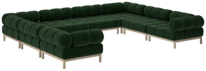 Sevigne 8-Piece Modular U-Shaped Sectional Sofa Luca Juniper - image 0 of 9