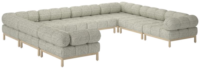 Sevigne 8-Piece Modular U-Shaped Sectional Sofa Hartman Tuxedo - image 0 of 9