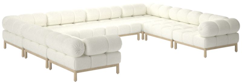 Sevigne 8-Piece Modular U-Shaped Sectional Sofa Hartman Fondant - image 0 of 9