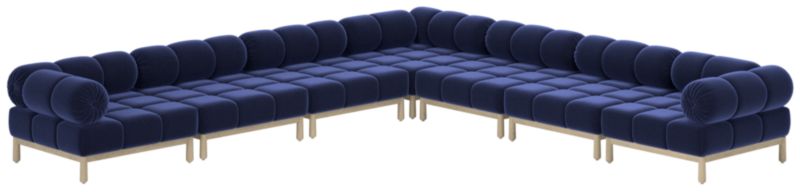 Sevigne 7-Piece Modular L-Shaped Sectional Luca Eclipse - image 0 of 9