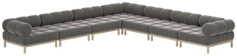 Sevigne 7-Piece Modular L-Shaped Sectional Luca Storm - image 0 of 9