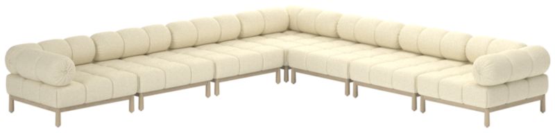 Sevigne 7-Piece Modular L-Shaped Sectional Bloce Cream - image 0 of 9