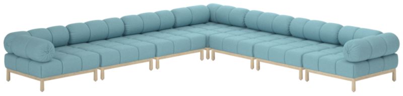 Sevigne 7-Piece Modular L-Shaped Sectional Sofa Logan Iceberg - image 0 of 8