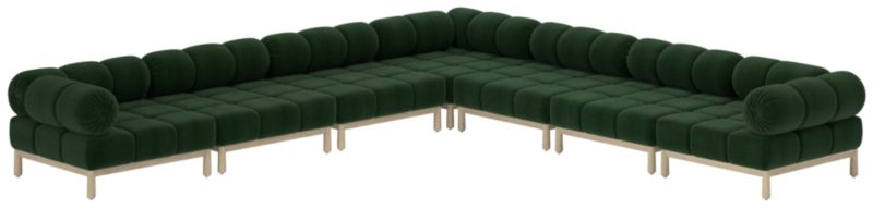 Sevigne 7-Piece Modular L-Shaped Sectional Luca Juniper - image 0 of 9