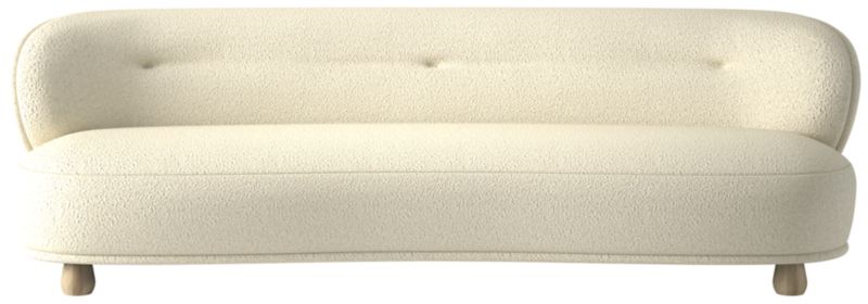 Leonne 90" Sofa Bloce Cream - image 0 of 12