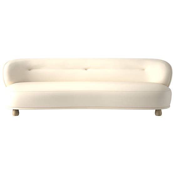 Leonne 90" Sofa Kanvas Sand