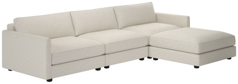 Malea 4-Piece L-Shaped Sectional Sofa with Ottoman - image 0 of 8