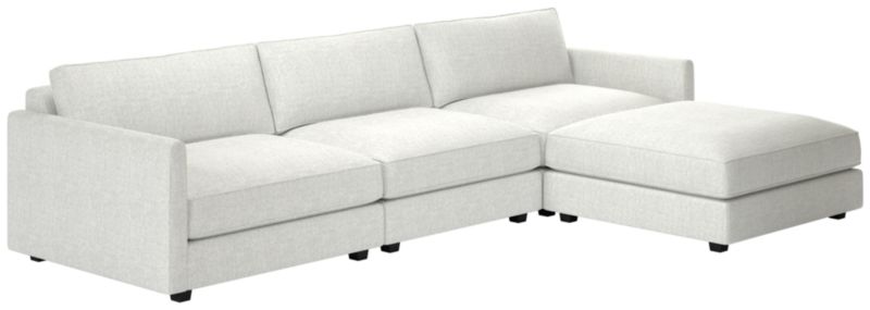 Malea 4-Piece L-Shaped Sectional Sofa with Ottoman - image 0 of 8