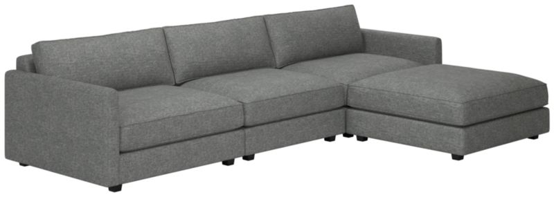 Malea 4-Piece L-Shaped Sectional Sofa with Ottoman - image 0 of 8