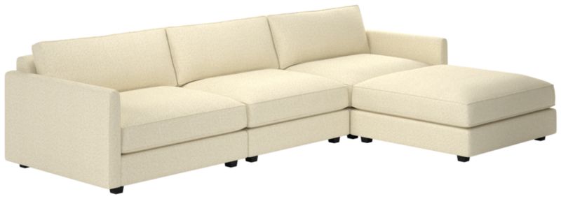 Malea 4-Piece L-Shaped Sectional Sofa with Ottoman - image 0 of 8