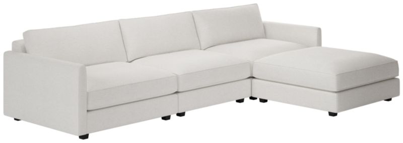 Malea 4-Piece L-Shaped Sectional Sofa with Ottoman - image 0 of 8