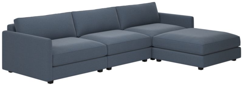 Malea 4-Piece L-Shaped Sectional Sofa with Ottoman - image 0 of 8