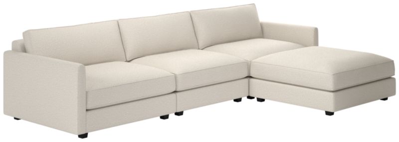 Malea 4-Piece L-Shaped Sectional Sofa with Ottoman - image 0 of 8