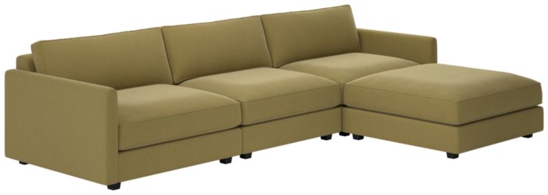 Malea 4-Piece L-Shaped Sectional Sofa with Ottoman - image 0 of 8