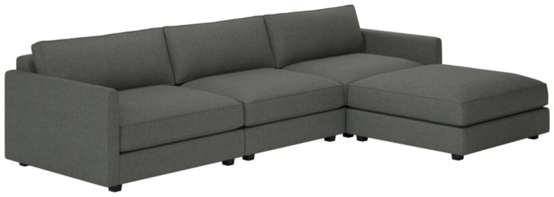 Malea 4-Piece L-Shaped Sectional Sofa with Ottoman - image 0 of 8