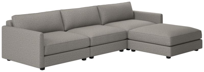 Malea 4-Piece L-Shaped Sectional Sofa with Ottoman - image 0 of 8