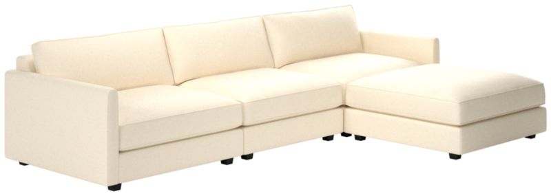 Malea 4-Piece L-Shaped Sectional Sofa with Ottoman - image 0 of 8