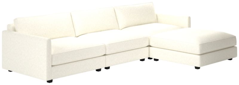 Malea 4-Piece L-Shaped Sectional Sofa with Ottoman - image 0 of 8