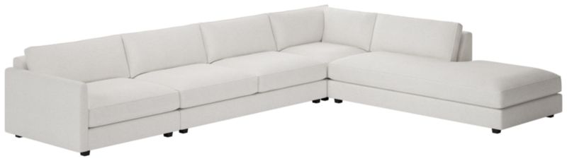 Malea 4-Piece L-Shaped Sectional Sofa with Right Chaise - image 0 of 9