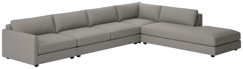 Malea 4-Piece L-Shaped Sectional Sofa with Right Chaise - image 0 of 9