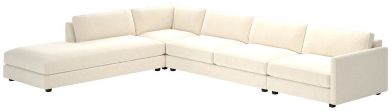 Malea 4-Piece L-Shaped Sectional Sofa with Left Chaise - image 0 of 9