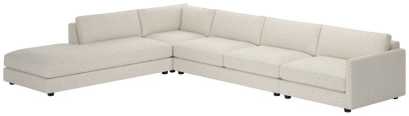 Malea 4-Piece L-Shaped Sectional Sofa with Left Chaise - image 0 of 9