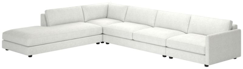 Malea 4-Piece L-Shaped Sectional Sofa with Left Chaise - image 0 of 9