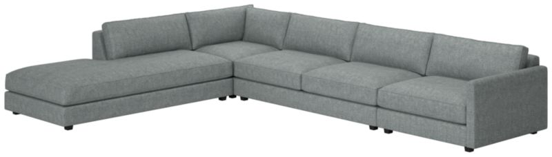 Malea 4-Piece L-Shaped Sectional Sofa with Left Chaise - image 0 of 9