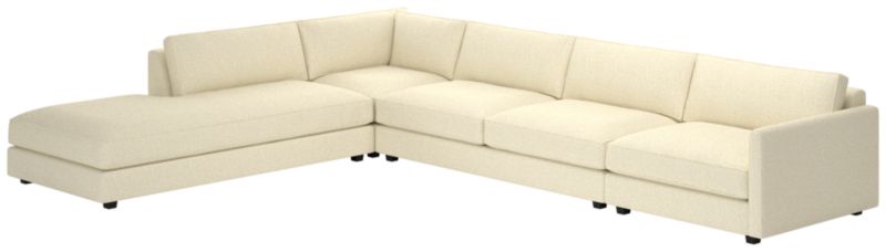 Malea 4-Piece L-Shaped Sectional Sofa with Left Chaise - image 0 of 9